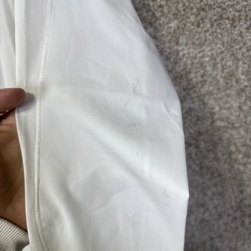 NWT Lululemon Mist Over Windbreaker Jacket Womens 6 White Hooded Lightweight‎